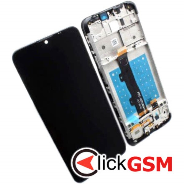 Piesa Display Cu Touchscreen Si Rama Negru Motorola Moto E7 Power 1iww