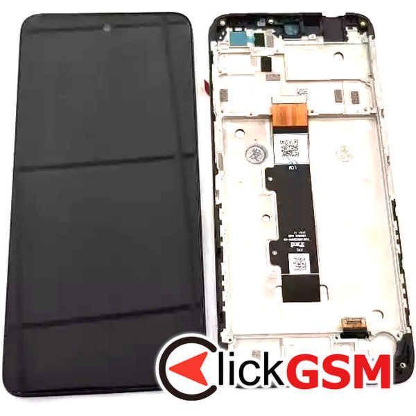 Piesa Piesa Display Cu Touchscreen Si Rama Negru Motorola Moto G22 31j7