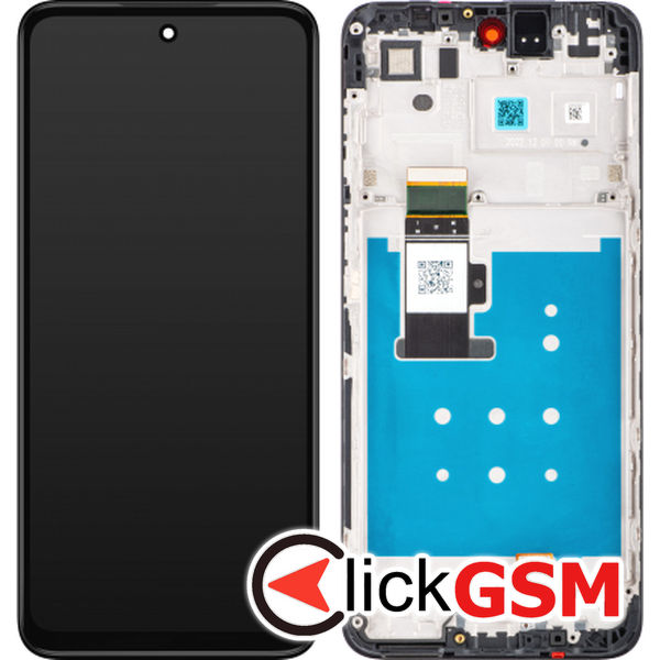 Piesa Display Cu Touchscreen Si Rama Negru Motorola Moto G23 4q20