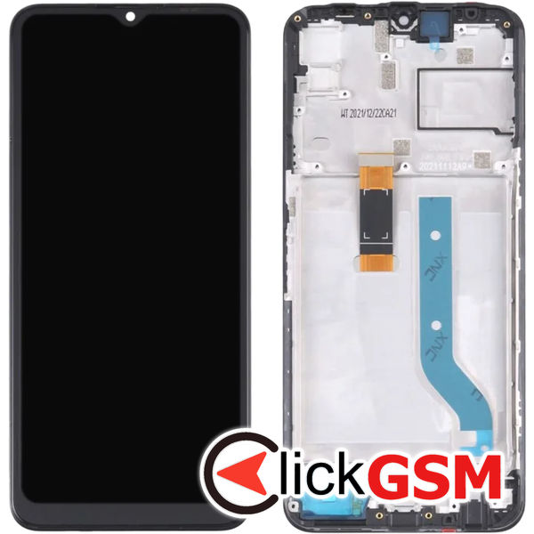 Piesa Display Cu Touchscreen Si Rama Negru Motorola Moto G50 5g 4t3o