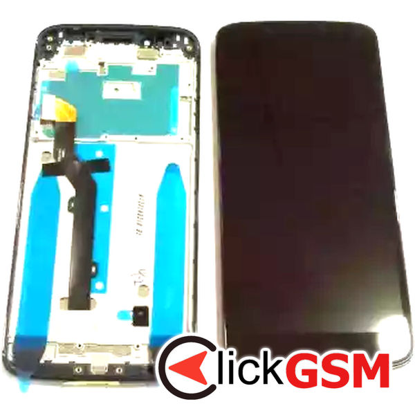 Piesa Display Cu Touchscreen Si Rama Negru Motorola Moto G6 Play 31ml