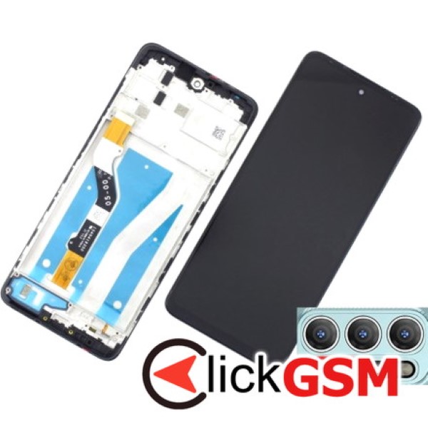 Piesa Display Cu Touchscreen Si Rama Negru Motorola Moto G60s 1q7r