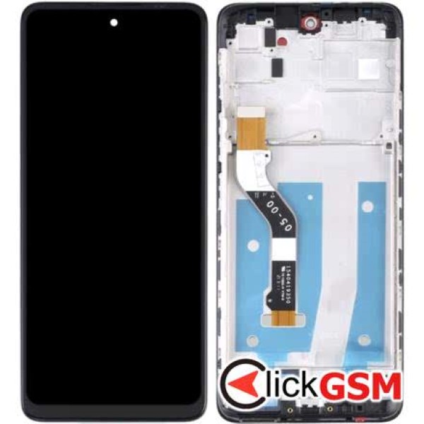 Piesa Display Cu Touchscreen Si Rama Negru Motorola Moto G60s 1svn