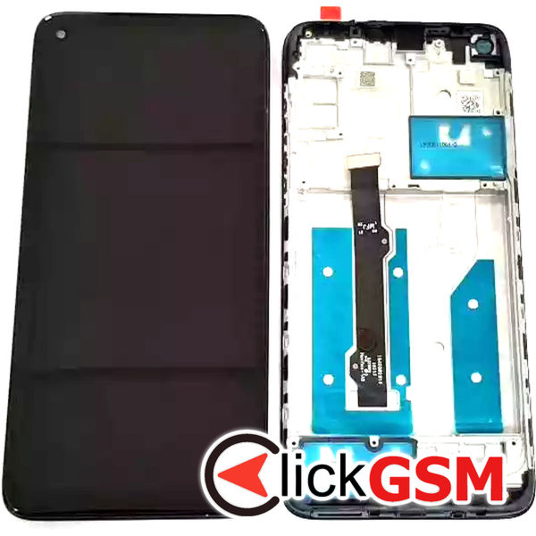 Piesa Piesa Display Cu Touchscreen Si Rama Negru Motorola Moto G8 31xf