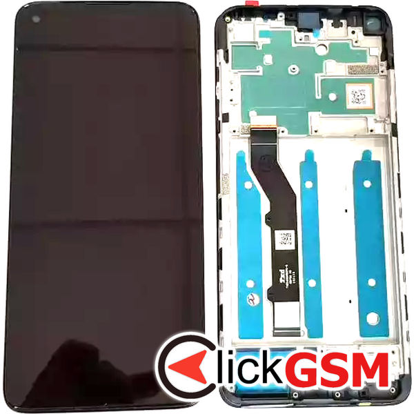 Piesa Display Cu Touchscreen Si Rama Negru Motorola Moto G9 Plus 31l4