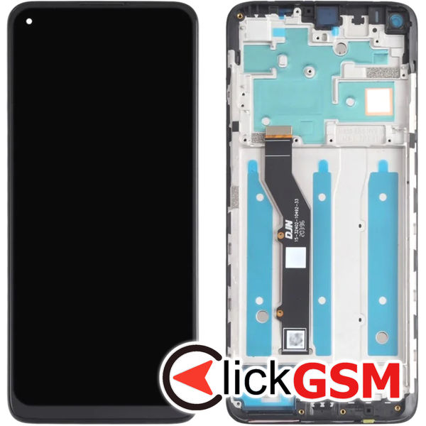 Piesa Display Cu Touchscreen Si Rama Negru Motorola Moto G9 Plus 4t6g