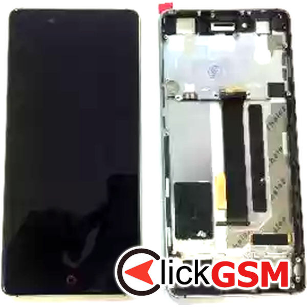 Piesa Display Cu Touchscreen Si Rama Negru Nubia Z11 2n79