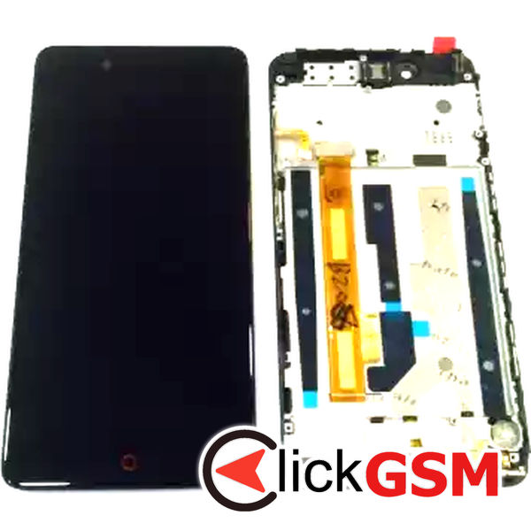 Piesa Display Cu Touchscreen Si Rama Negru Nubia Z17 Mini 2n6v