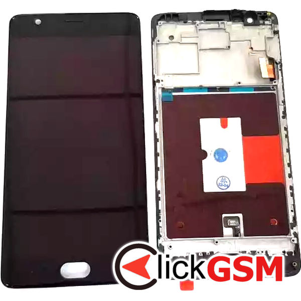 Piesa Display Cu Touchscreen Si Rama Negru Oneplus 3t 257m