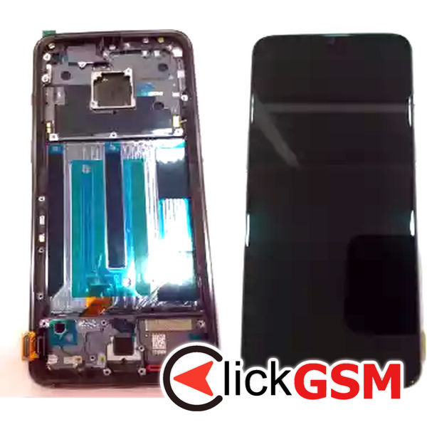 Piesa Piesa Display Cu Touchscreen Si Rama Negru Oneplus 7 24p0