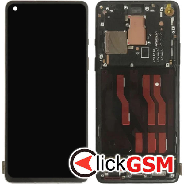 Piesa Piesa Display Cu Touchscreen Si Rama Negru Oneplus 8 4tkn