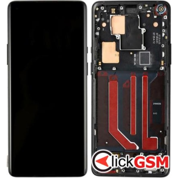 Piesa Piesa Display Cu Touchscreen Si Rama Negru Oneplus 8 Pro 27on