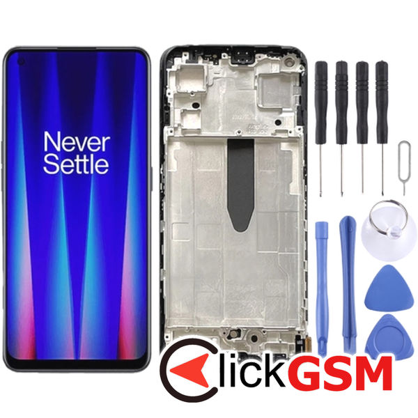 Piesa Piesa Display Cu Touchscreen Si Rama Negru Oneplus Nord Ce 2 5g 2tr3