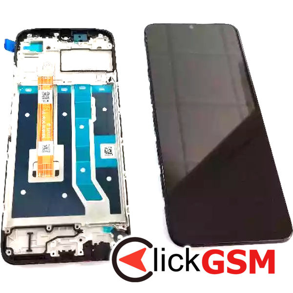 Piesa Piesa Display Cu Touchscreen Si Rama Negru Oppo A17 2q9j