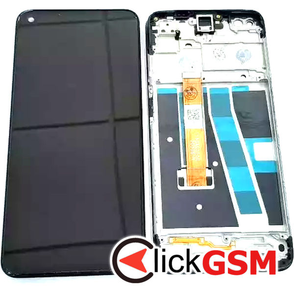 Piesa Display Cu Touchscreen Si Rama Negru Oppo A72 5g 2q93