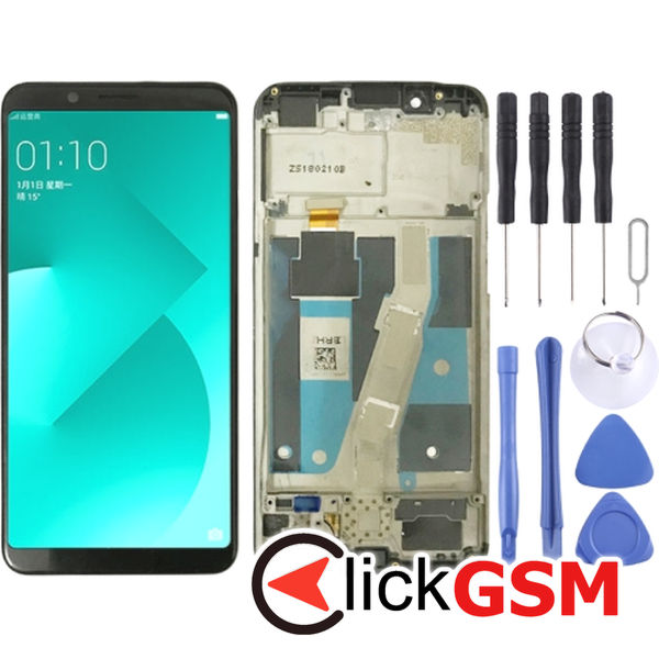 Piesa Piesa Display Cu Touchscreen Si Rama Negru Oppo A83 1xte