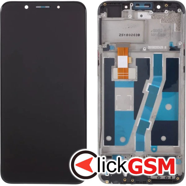 Piesa Piesa Display Cu Touchscreen Si Rama Negru Oppo A83 4u20