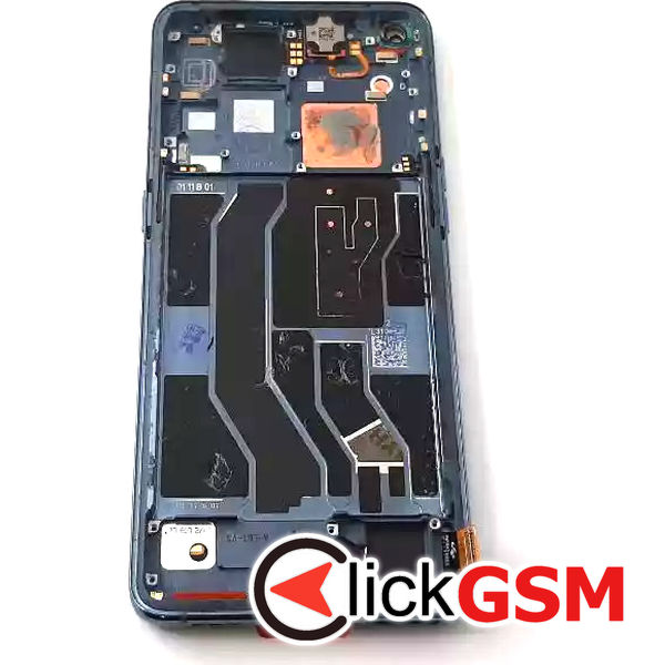 Piesa Piesa Display Cu Touchscreen Si Rama Negru Oppo Find X3 Pro 34m3