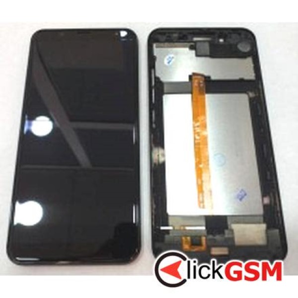 Piesa Display Cu Touchscreen Si Rama Negru Oukitel K5000 2kly