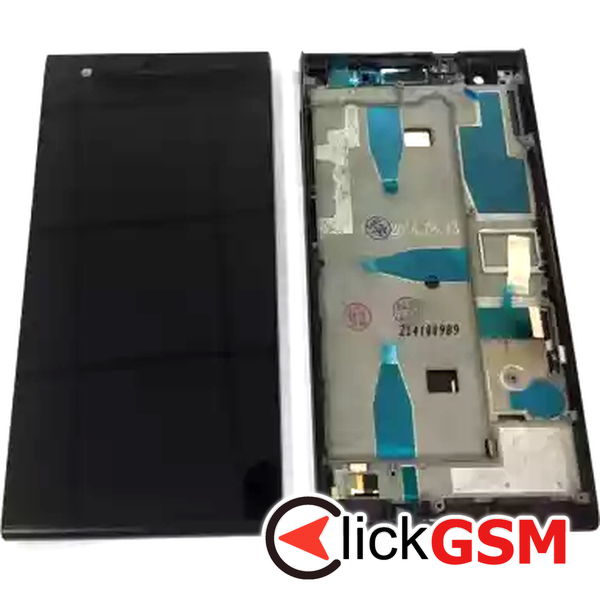 Piesa Display Cu Touchscreen Si Rama Negru Portocaliu Zte Blade Vec 4g 2mrj