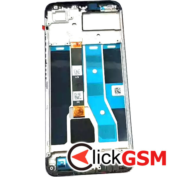 Piesa Piesa Display Cu Touchscreen Si Rama Negru Realme C53 3bgn