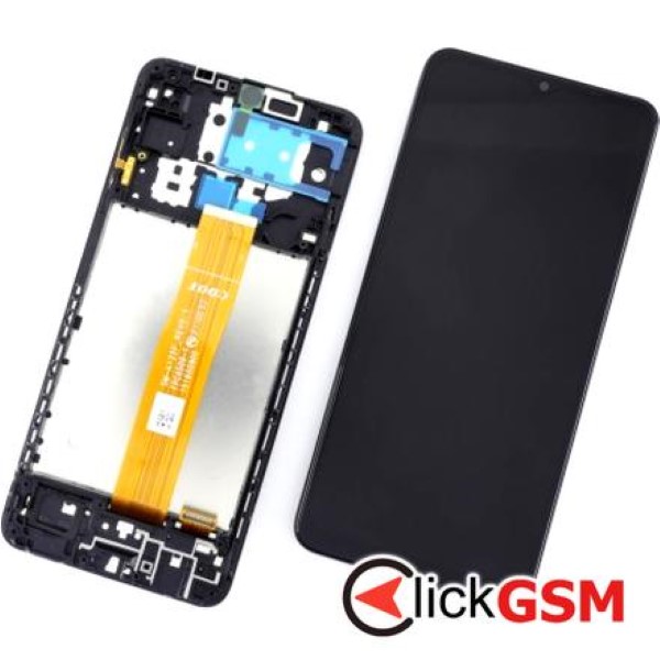 Piesa Display Cu Touchscreen Si Rama Negru Samsung Galaxy A12 3an4