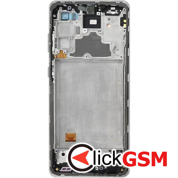 Piesa Display Cu Touchscreen Si Rama Negru Samsung Galaxy A72 40j0