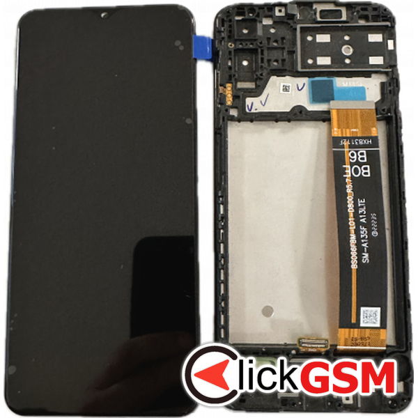 Piesa Display Cu Touchscreen Si Rama Negru Samsung Galaxy M13 32cw