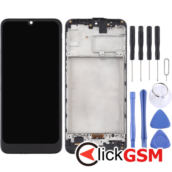 Piesa Display Cu Touchscreen Si Rama Negru Samsung Galaxy M30s 4ev9