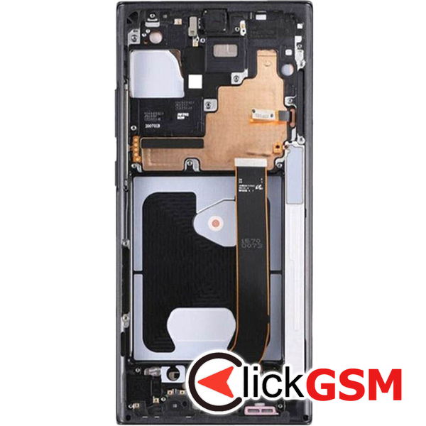 Piesa Display Cu Touchscreen Si Rama Negru Samsung Galaxy Note20 Ultra 40kf