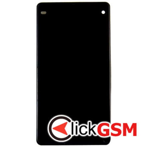 Piesa Display Cu Touchscreen Si Rama Negru Sony Xperia Z1 Compact 215g