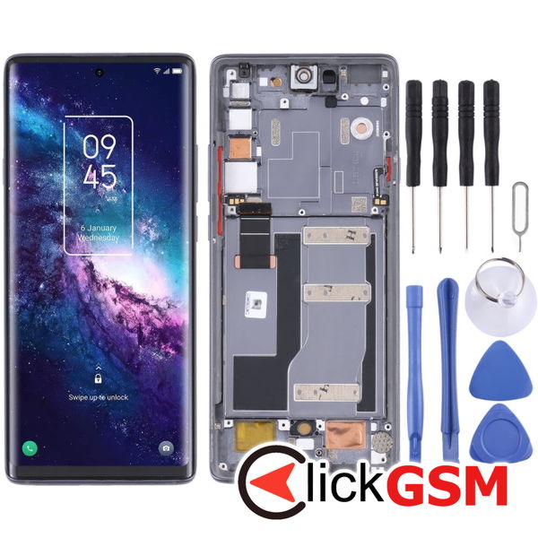 Piesa Display Cu Touchscreen Si Rama Negru Tcl 20 Pro 5g 21l7