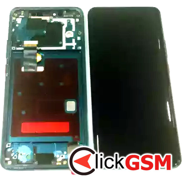 Piesa Display Cu Touchscreen Si Rama Negru Verde Huawei Mate 20 Pro 11va