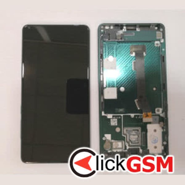 Piesa Piesa Display Cu Touchscreen Si Rama Negru Verde Xiaomi Mi Mix 2s 38pk