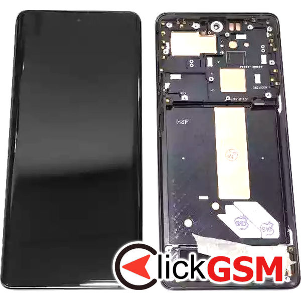 Piesa Piesa Display Cu Touchscreen Si Rama Negru Vivo X60 Pro 3048