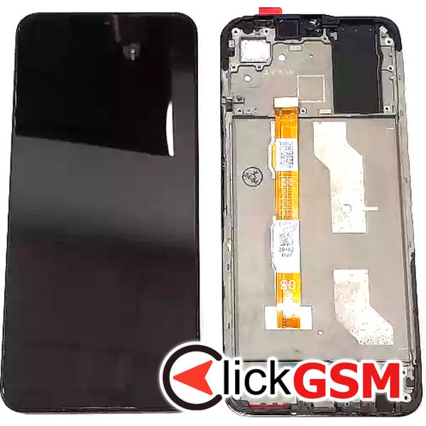 Piesa Display Cu Touchscreen Si Rama Negru Vivo Y33s 32t2