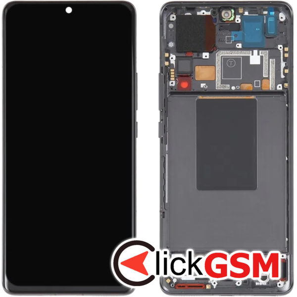 Piesa Piesa Display Cu Touchscreen Si Rama Negru Xiaomi 12 Pro 4w3f