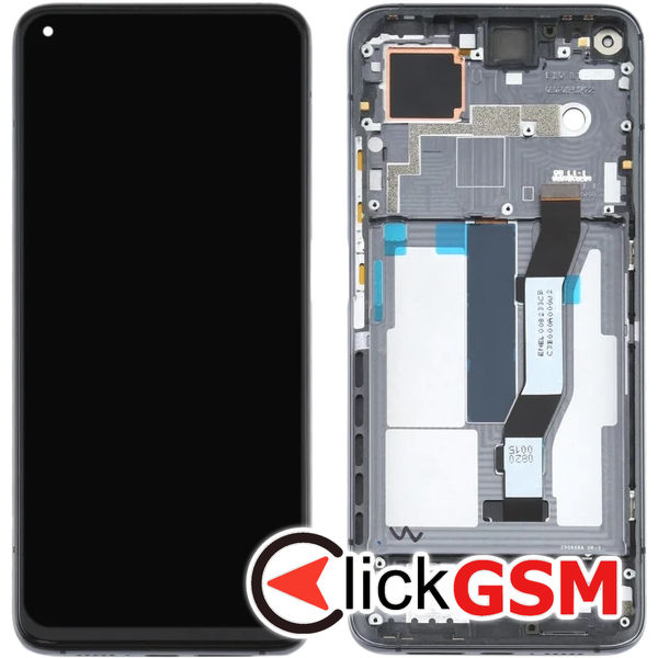 Piesa Display Cu Touchscreen Si Rama Negru Xiaomi Mi 10t 4w7t