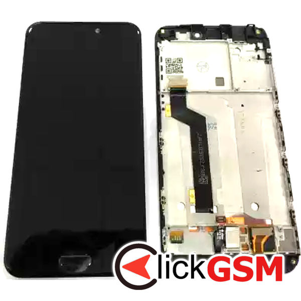 Piesa Piesa Display Cu Touchscreen Si Rama Negru Xiaomi Mi 5c 387c