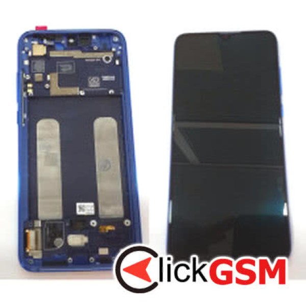 Piesa Display Cu Touchscreen Si Rama Negru Xiaomi Mi 9 Lite 38hf