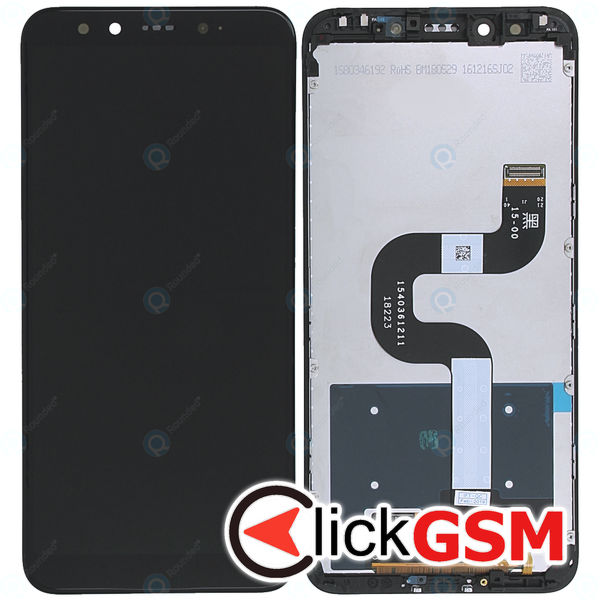 Piesa Display Cu Touchscreen Si Rama Negru Xiaomi Mi A2 23rp