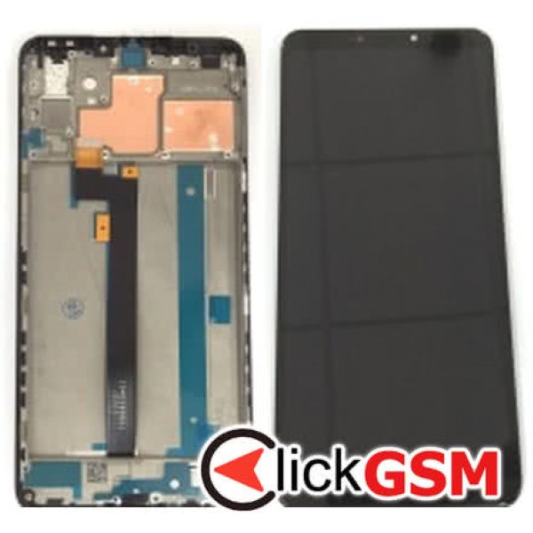 Piesa Display Cu Touchscreen Si Rama Negru Xiaomi Mi Max 3 38oc