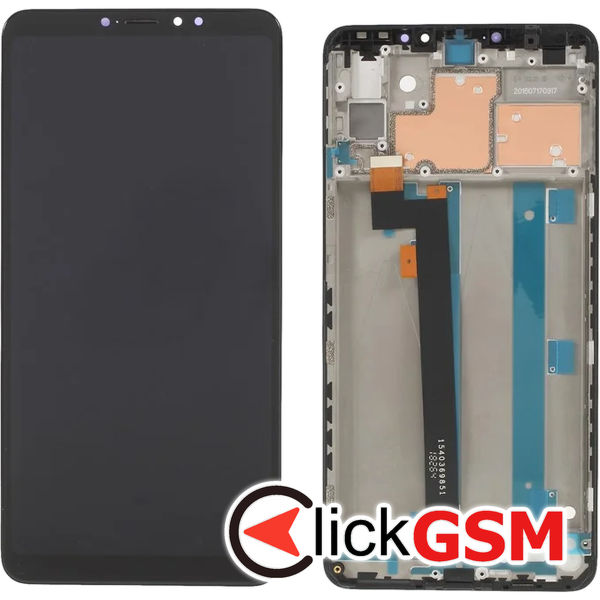 Piesa Piesa Display Cu Touchscreen Si Rama Negru Xiaomi Mi Max 3 4wm4