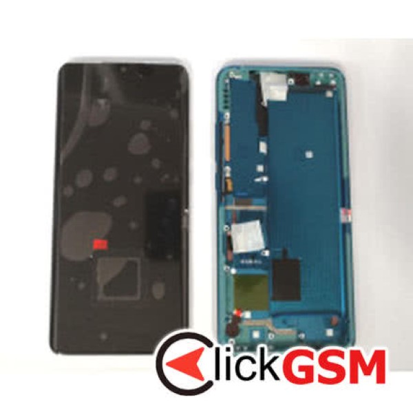 Piesa Display Cu Touchscreen Si Rama Negru Xiaomi Mi Note 10 38rv