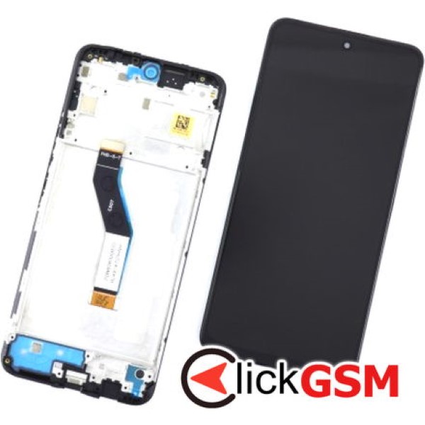 Piesa Display Cu Touchscreen Si Rama Negru Xiaomi Poco M4 Pro 5g 3aom