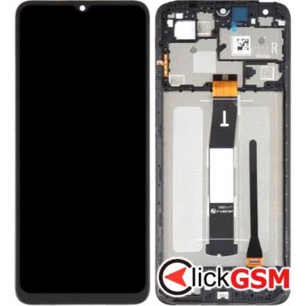 Piesa Piesa Display Cu Touchscreen Si Rama Negru Xiaomi Redmi 12c 2p7m