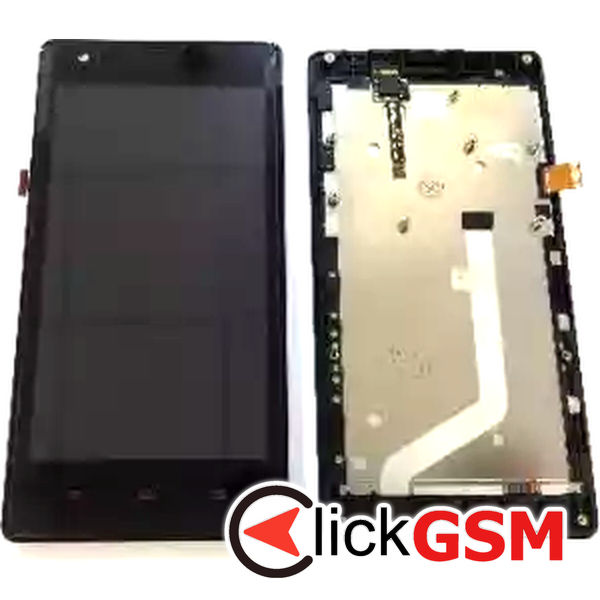 Piesa Display Cu Touchscreen Si Rama Negru Xiaomi Redmi 1s 39fm