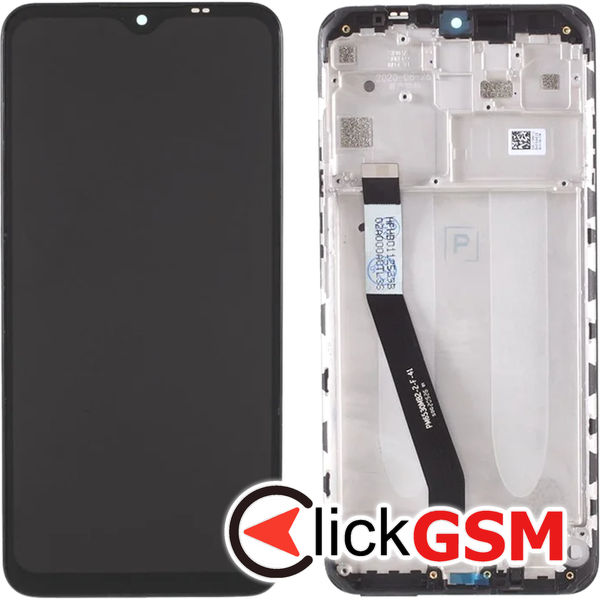 Piesa Display Cu Touchscreen Si Rama Negru Xiaomi Redmi 9 4wz2