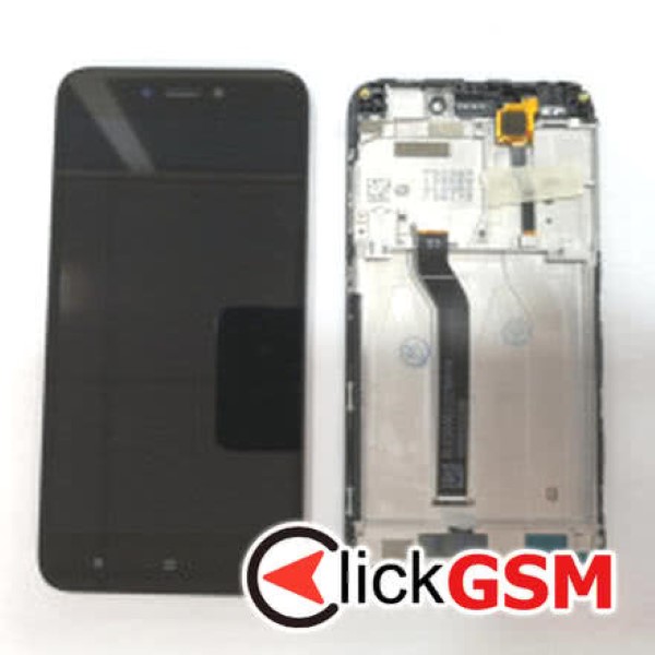 Piesa Piesa Display Cu Touchscreen Si Rama Negru Xiaomi Redmi Go 39t2