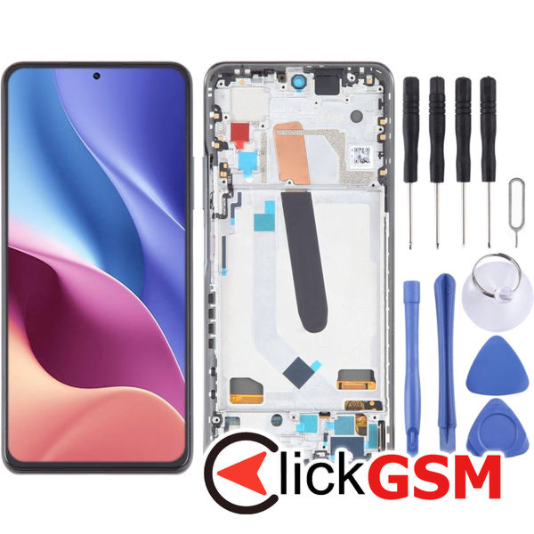 Piesa Display Cu Touchscreen Si Rama Negru Xiaomi Redmi K40 Pro 2uvn